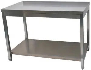Table inox Largeur 2000mm - Profondeur 600mm