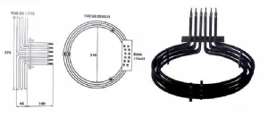 Rsistance circulaire 9450W pour four ventil RESIS1