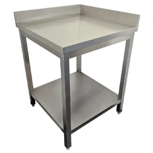 Table INOX soudée centrale 1200x700x850 - Table inox de travail - L2G