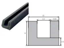 Joint silicone pour porte de four modle SALVA Longueur 5m