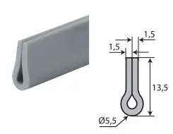 Joint silicone pour porte de four modle STV Longueur 5m