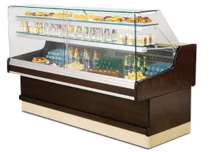 Vitrine frigo Topcold T401LUX / Base modèle : D372 - Froid - dessertes 