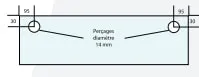 Vitre de four adaptable sur FRINGAND