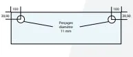 Vitre de four adaptable sur MAP