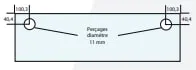 Vitre de four adaptable sur MAP